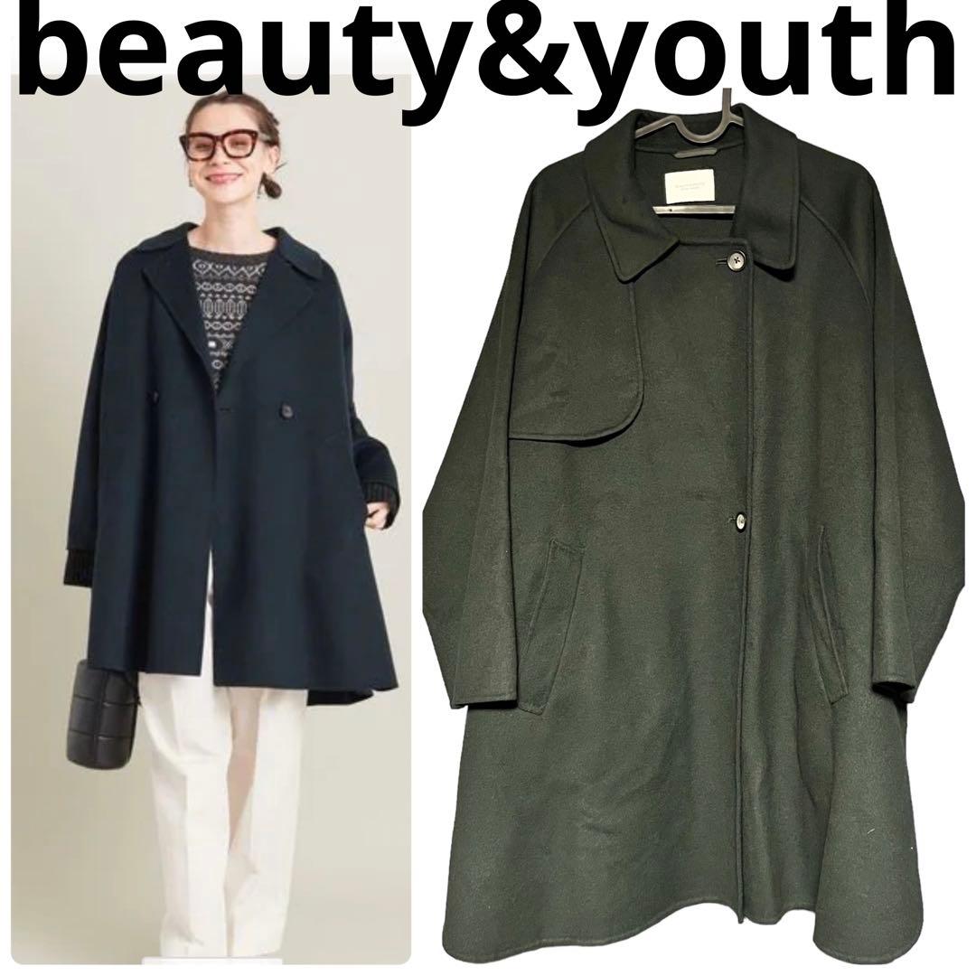 ビューティー&ユース リバーポンチョコート Mサイズ