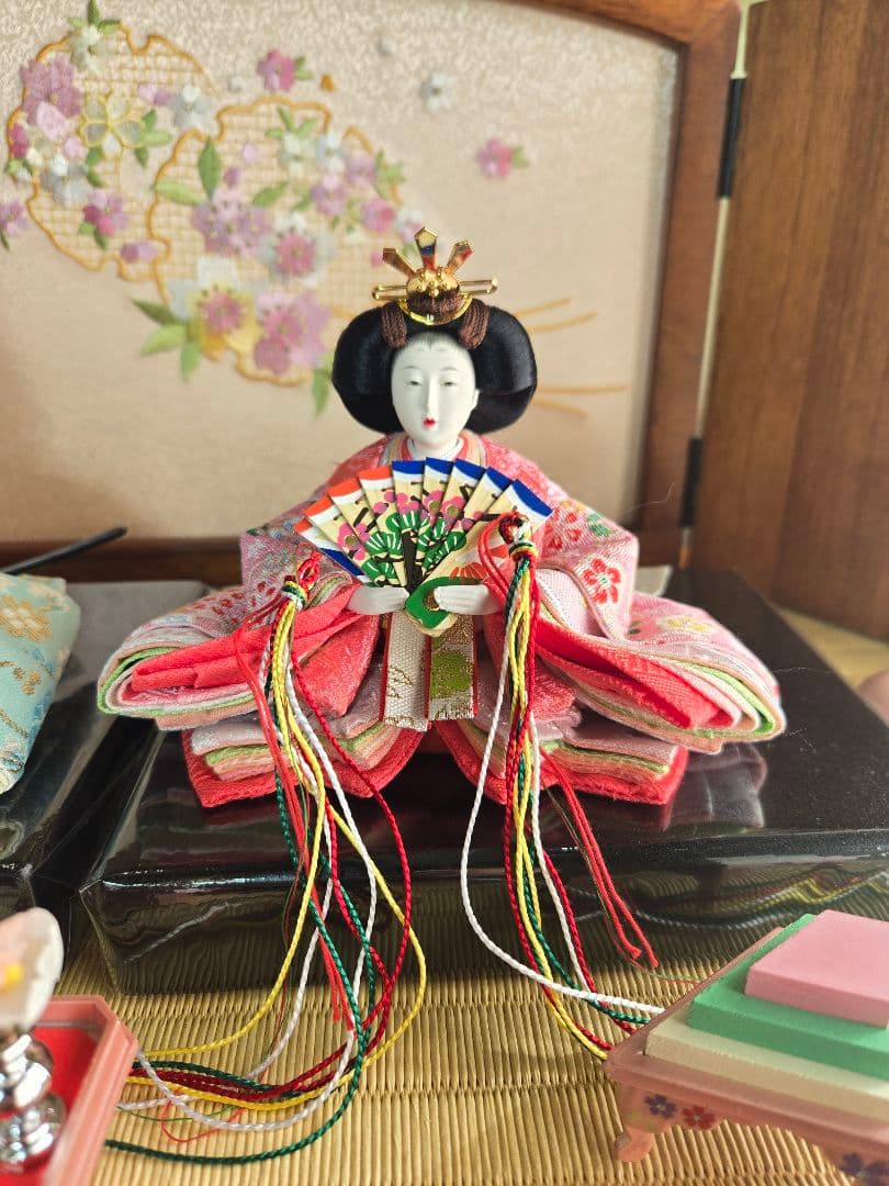 【一点限り】雛人形 収納飾り　3段 　D37