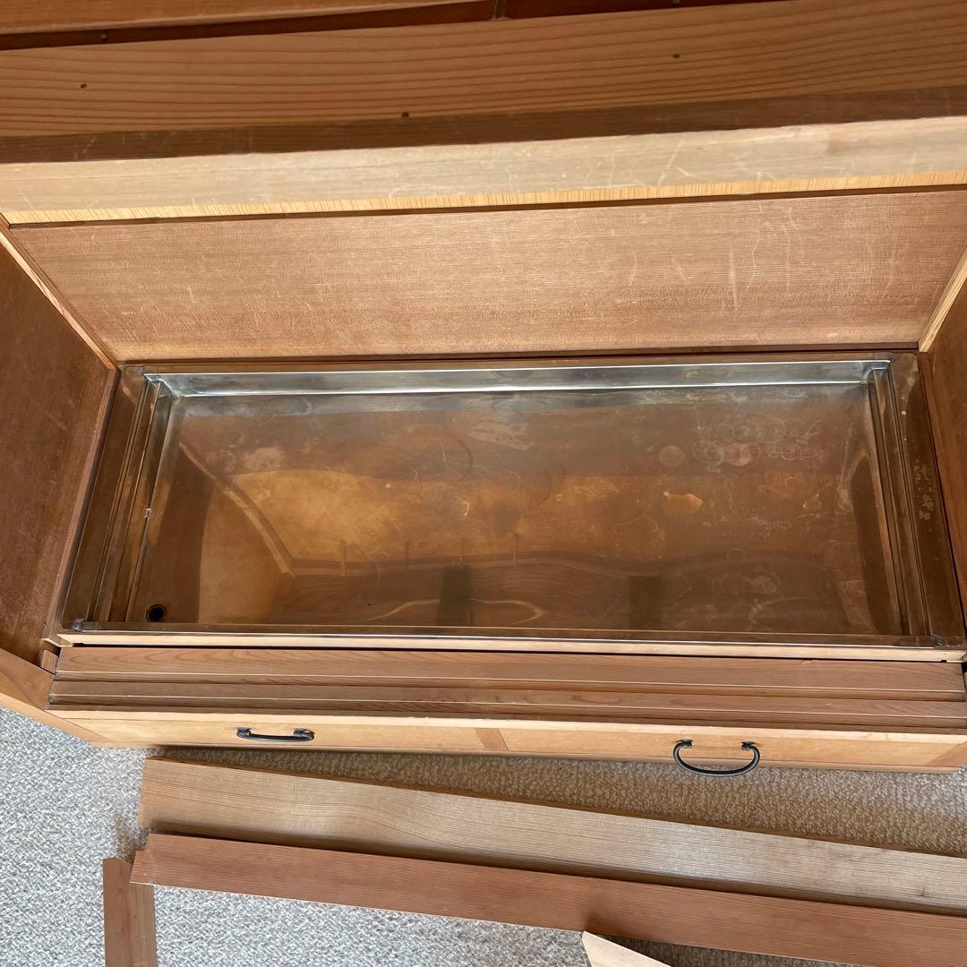 ♦︎【 伝統工芸❤️置き水屋】茶道具 置水屋 水屋箪笥 網代引戸