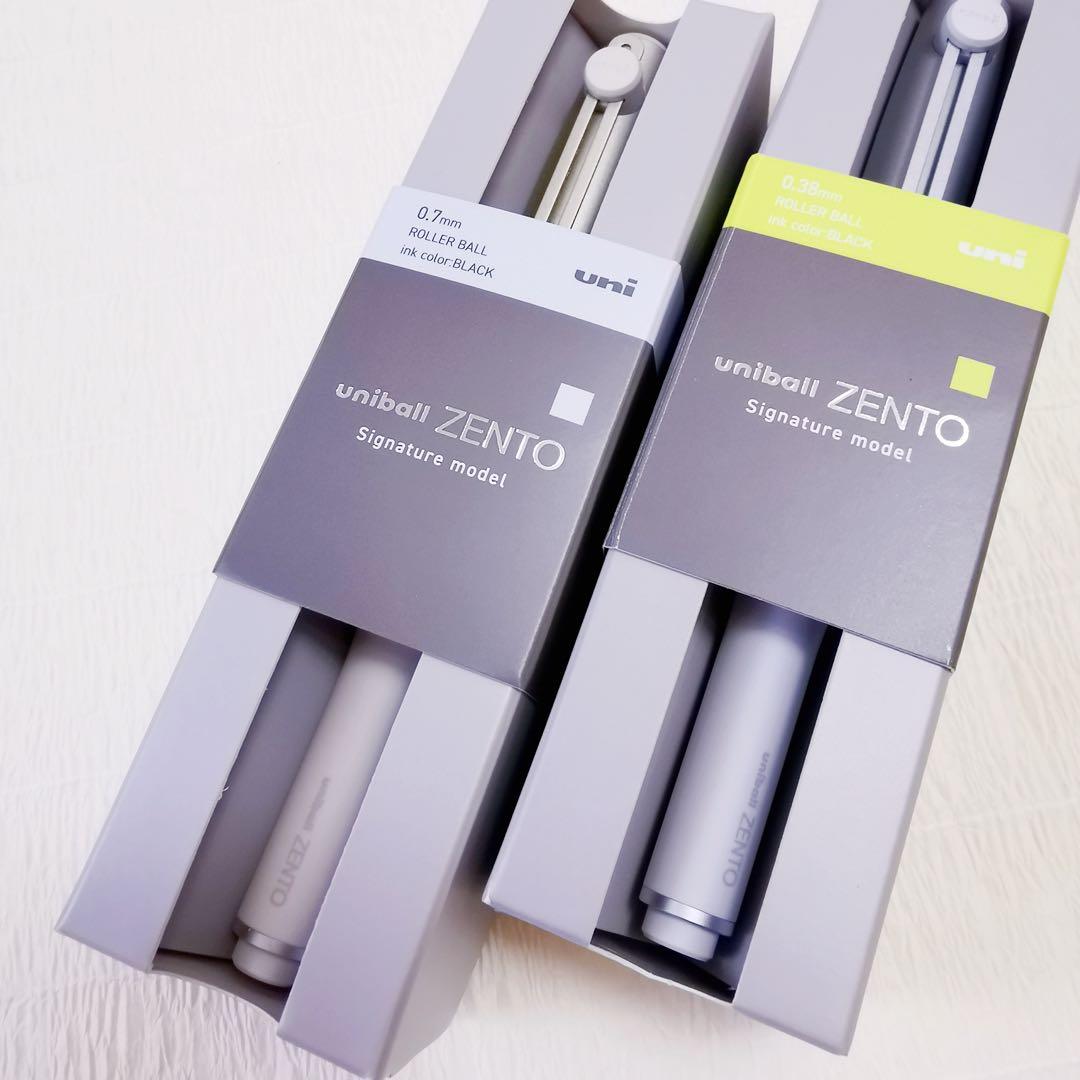 ✨ユニボールZENTO シグニチャーモデル0.38 & 0.7mm 2本セット✨