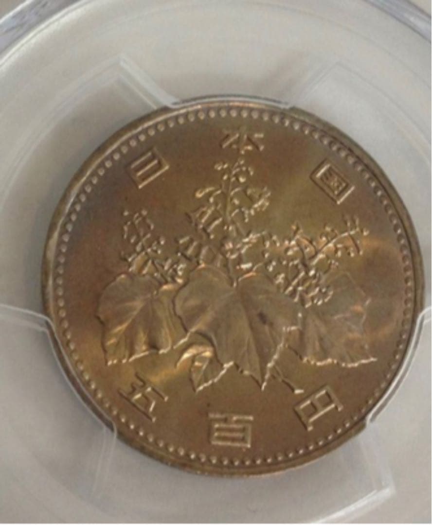 レア 希少 PCGS MS66 1989年 昭和64年 500円 硬貨 鑑定済 - メルカリ