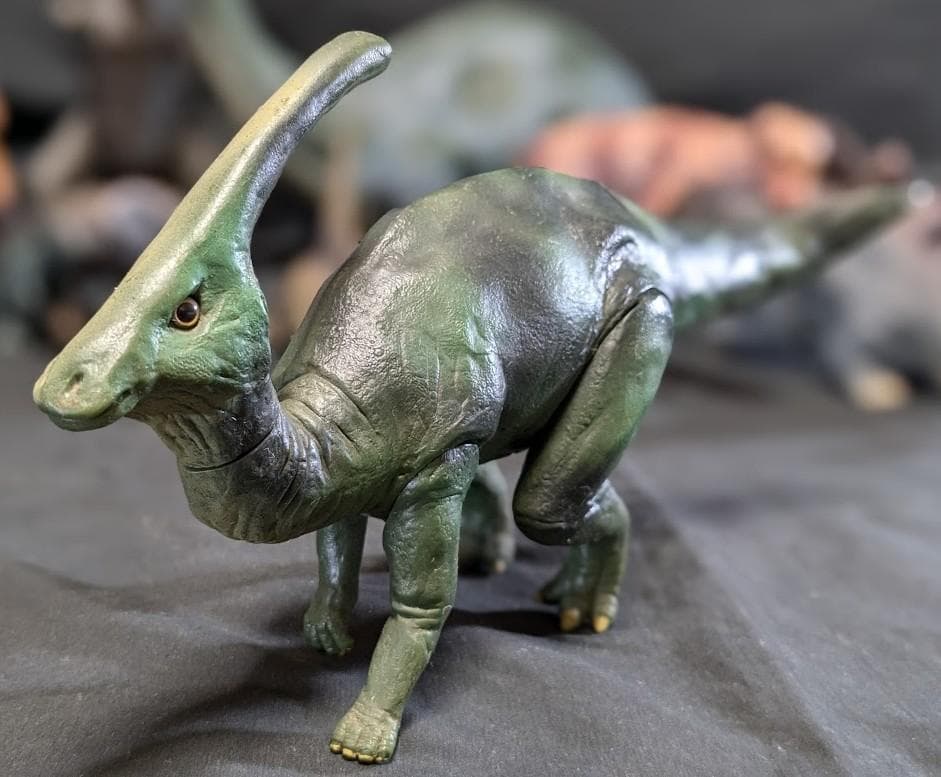 昭和レトロ恐竜（ツクダホビー）ソフビフィギュア9体セット＋2