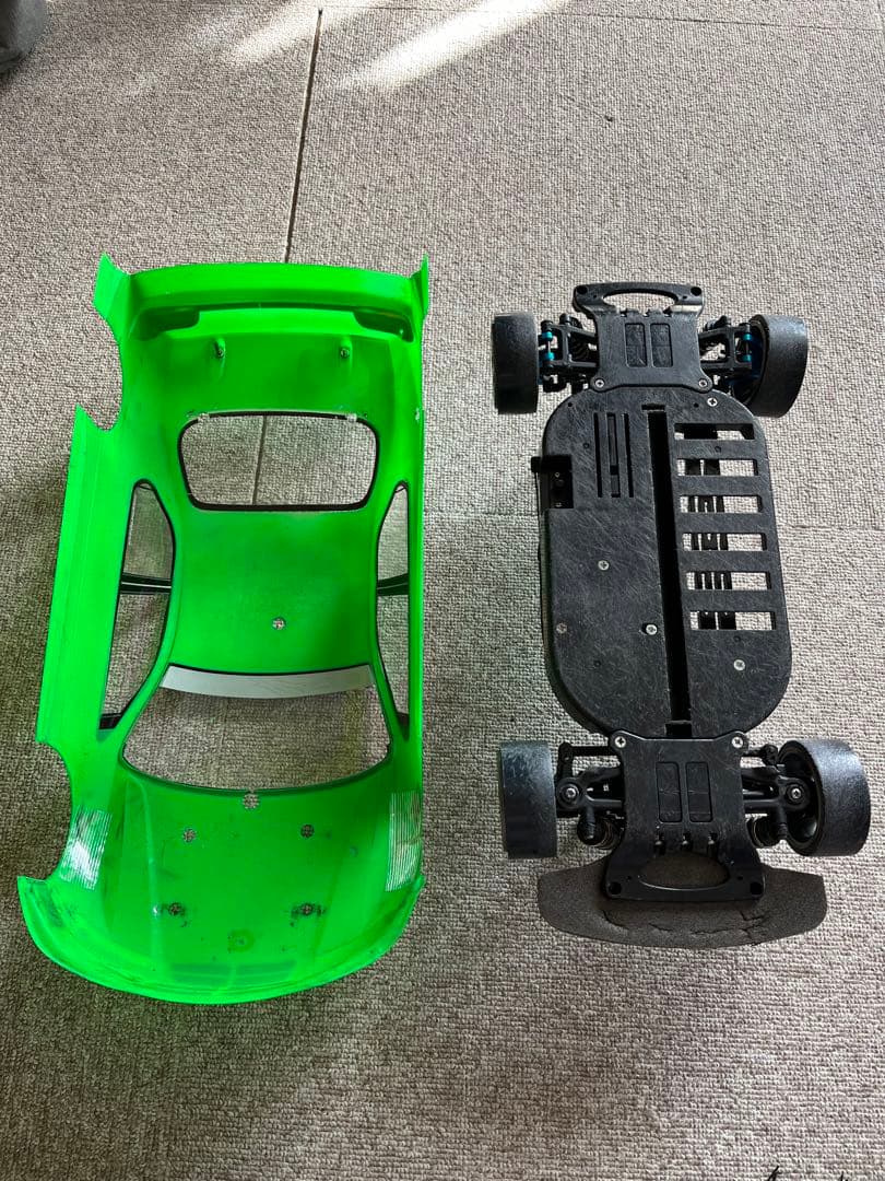 タミヤ TT-01 DODGEボディ ドリラジ 動作OK