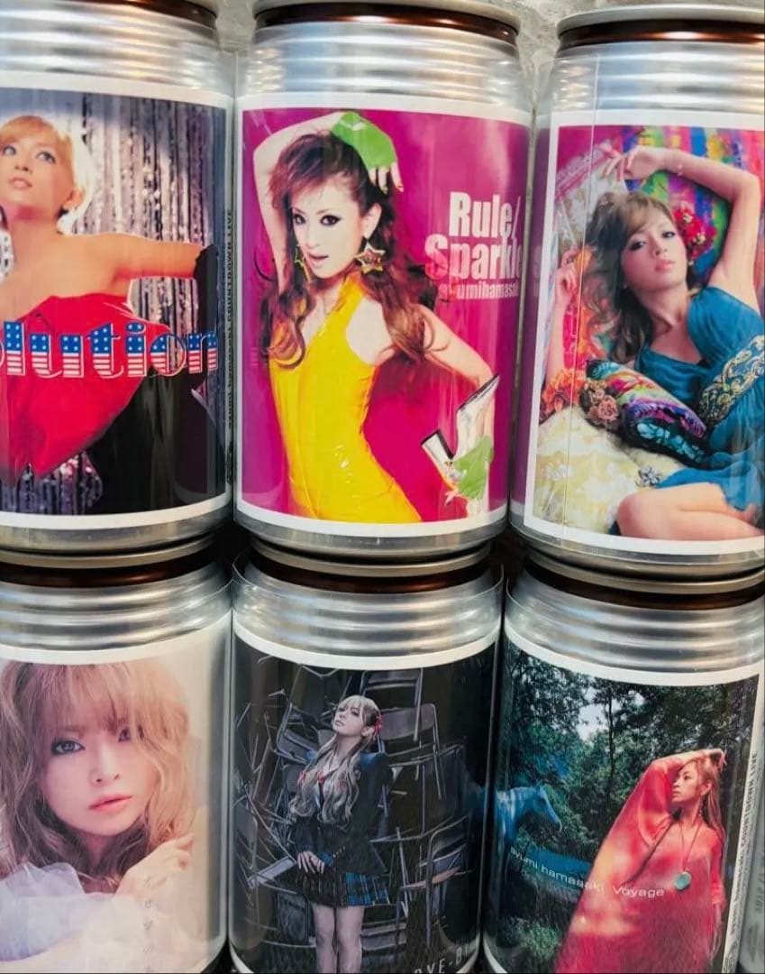 浜崎あゆみ オリジナルラベル缶 ayu缶 6種類 サントリー ウーロン茶