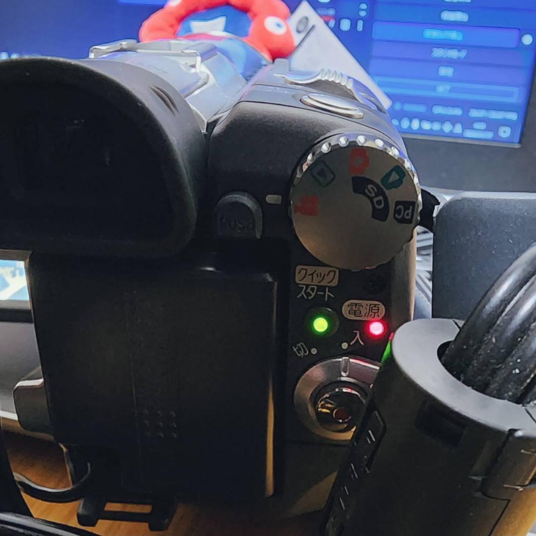 【動作確認済】高画質 Panasonic MiniDV ビデオカメラ セット