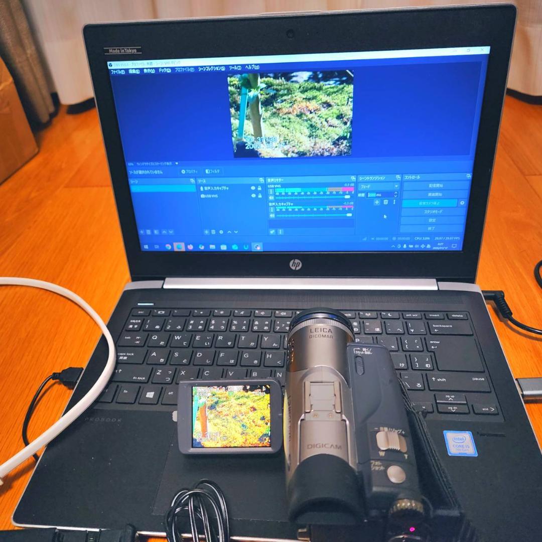 【動作確認済】高画質 Panasonic MiniDV ビデオカメラ セット