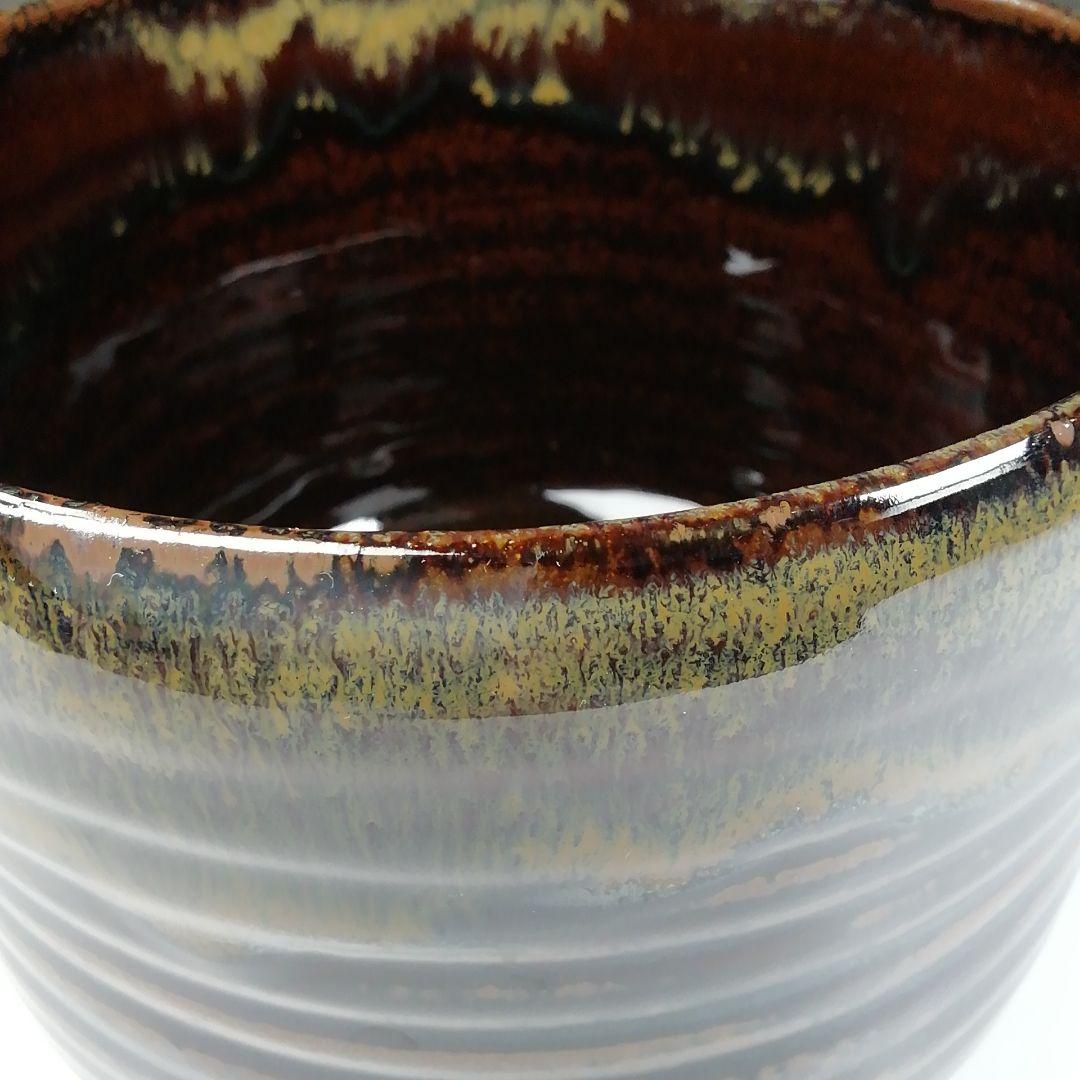 T151 建水 『高取焼』『高取建水』『鬼丸雪山作』 共箱 茶道具