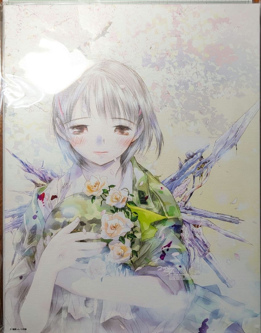 最終兵器彼女　原画展　F6キャンバスアート　原作イラスト