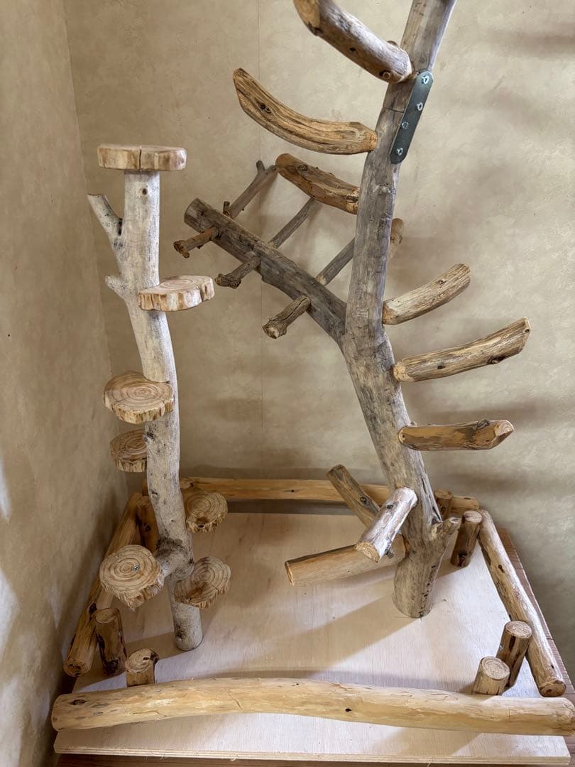 みゅん様専用鳥インコ止まり木 タワー型バードアスレチックバードジム