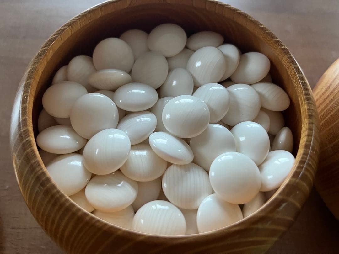 ［ 美品 ］囲碁セット　碁盤・碁笥・碁石 雪印 35号