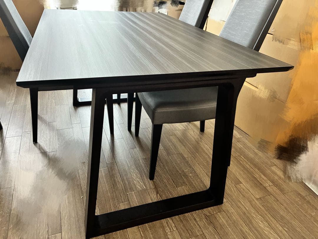 ①美品　カリモク　ダイニングテーブル