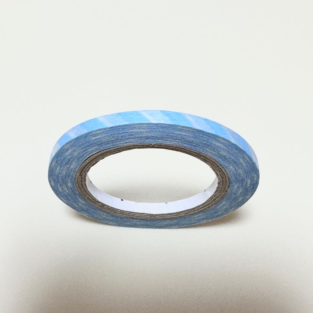 mt 廃盤マスキングテープ ストライプ ベビーブルー 限定サイズ？約3mm