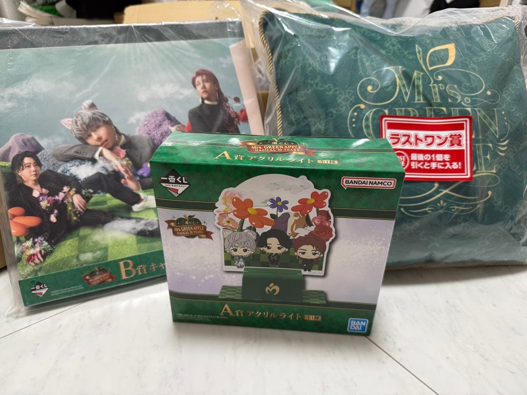 Mrs.GREENAPPLE 一番くじ ラストワン+A賞+B賞 一番くじ Mrs. GREEN APPLE A賞＆ラストワン賞 おまけ付き