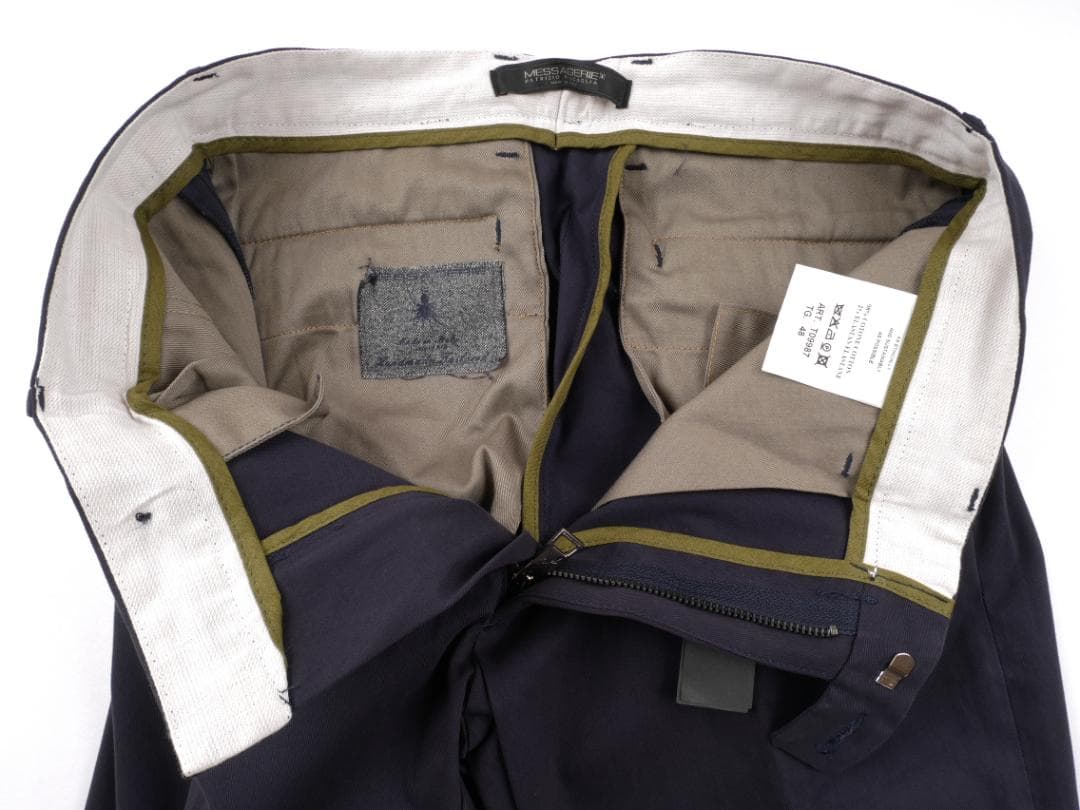 MESSAGERIE◇Made in Italy◇46◇秋冬 ネイビー パンツ