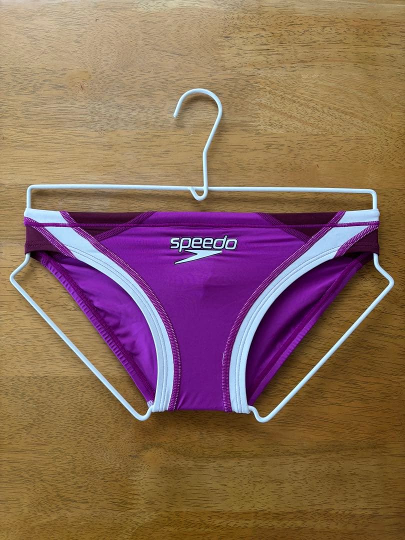 Speedo 競泳水着パープル Vパン・競パンSD70A01N SS