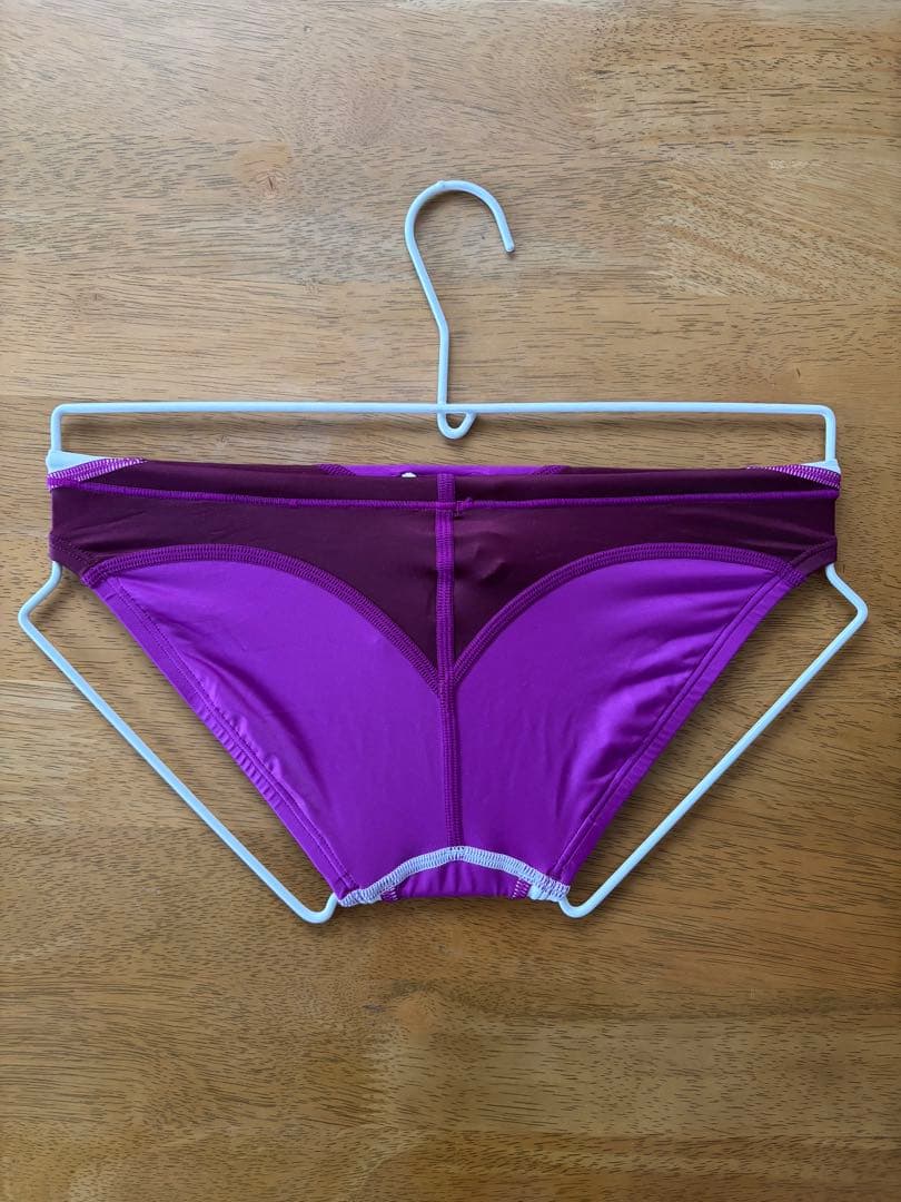 Speedo 競泳水着パープル Vパン・競パンSD70A01N SS