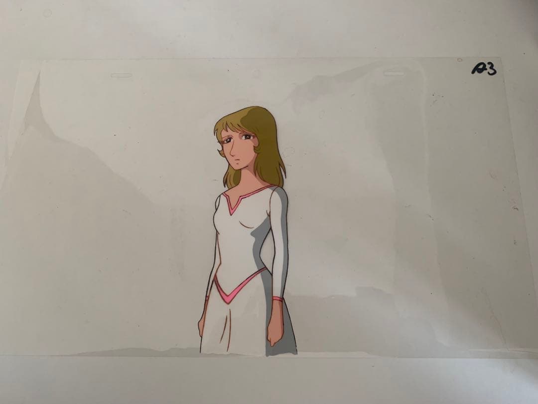 宇宙戦艦ヤマト セル画 森雪 背景コピー付