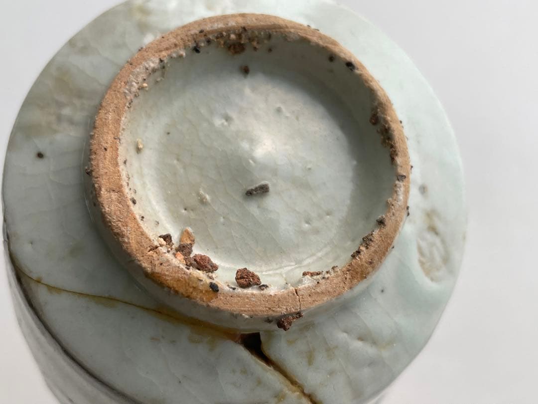 骨董 初期伊万里 陶片 染付土筆文碗 残欠 多々良の元窯出土 購入 所載現品