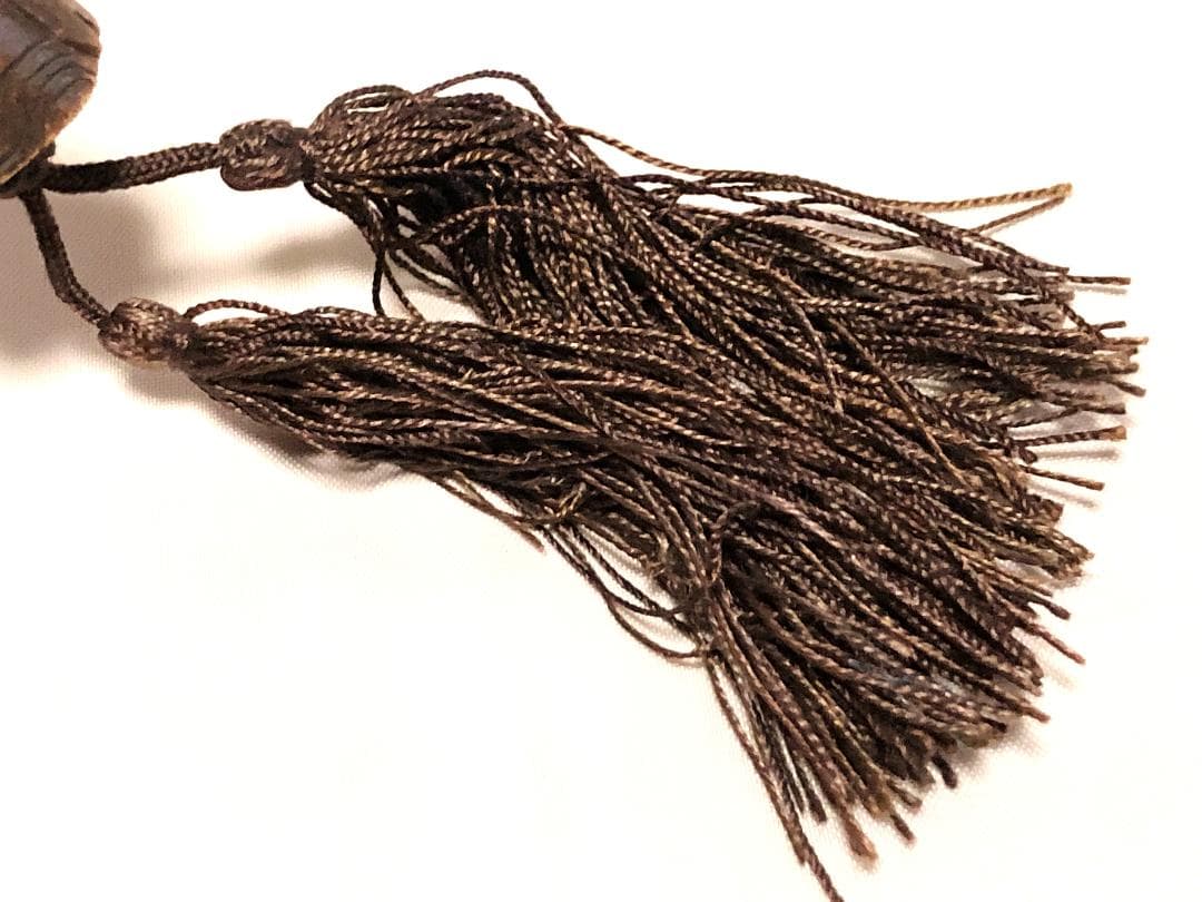 木彫福の神 江戸時代 】 風鎮/根付