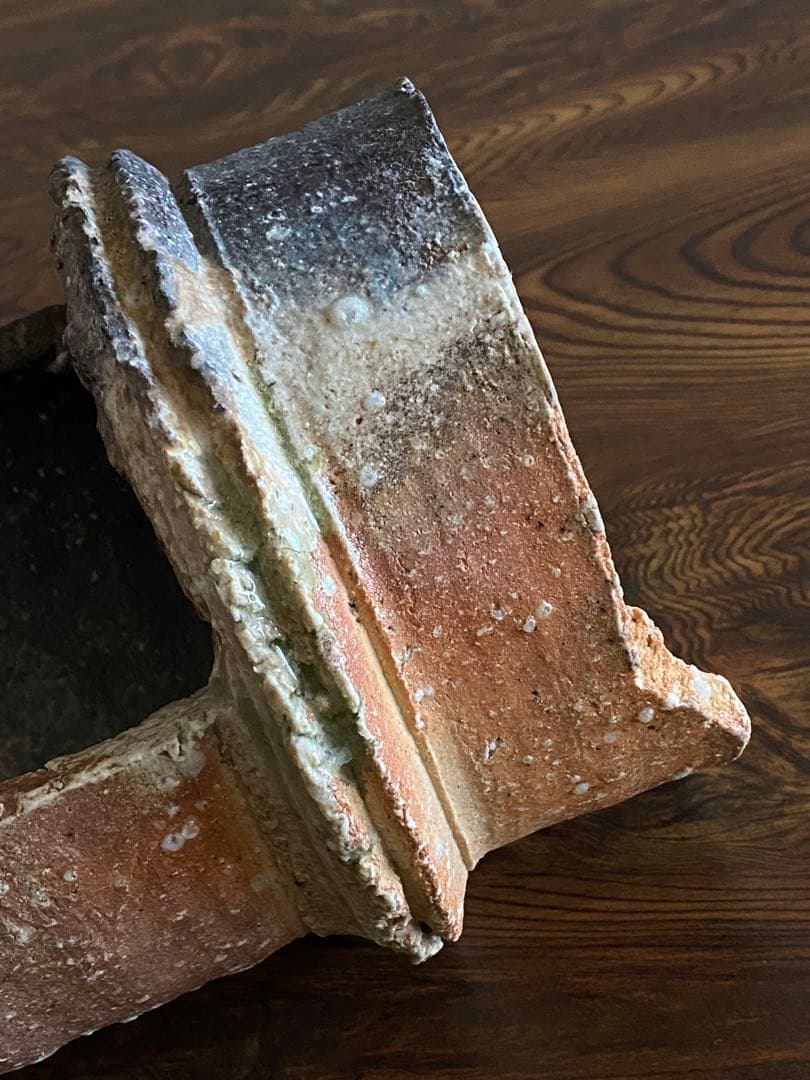 伊賀焼 Iga ware 竹花入 Vase 井村侊生 N16