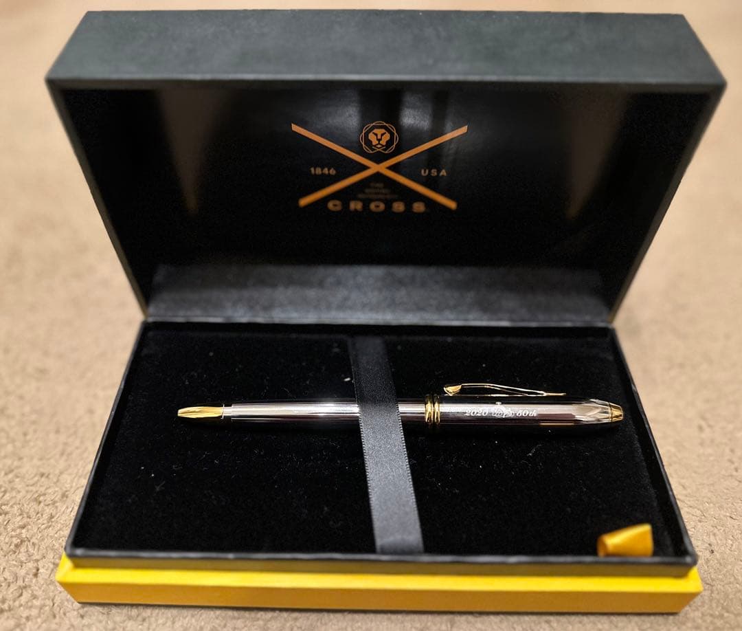 50周年記念品】ドラえもん CROSS ボールペン