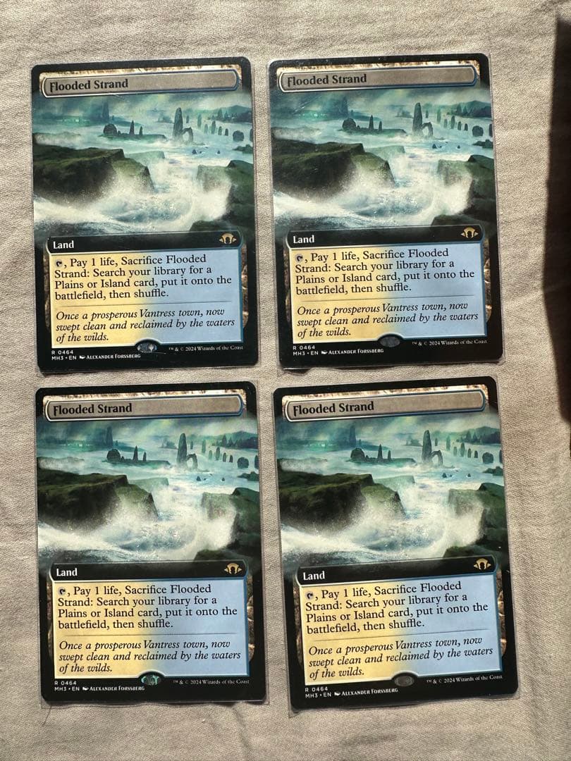 mtg 溢れかえる岸辺 英語 拡張アート 4枚セット - メルカリ