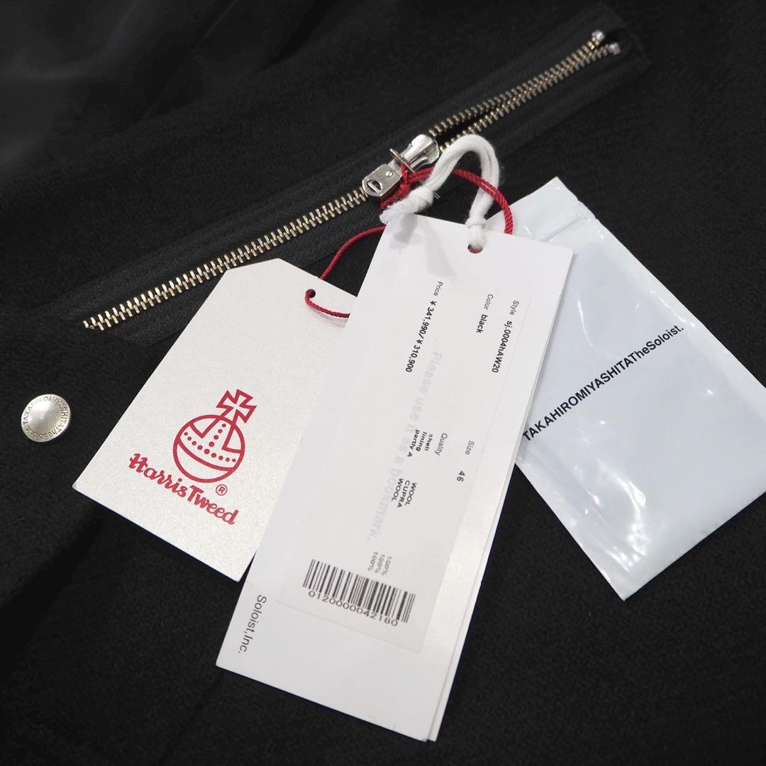 新品 定価34万 タカヒロミヤシタ ザ ソロイスト ハリスツイード ロングコート