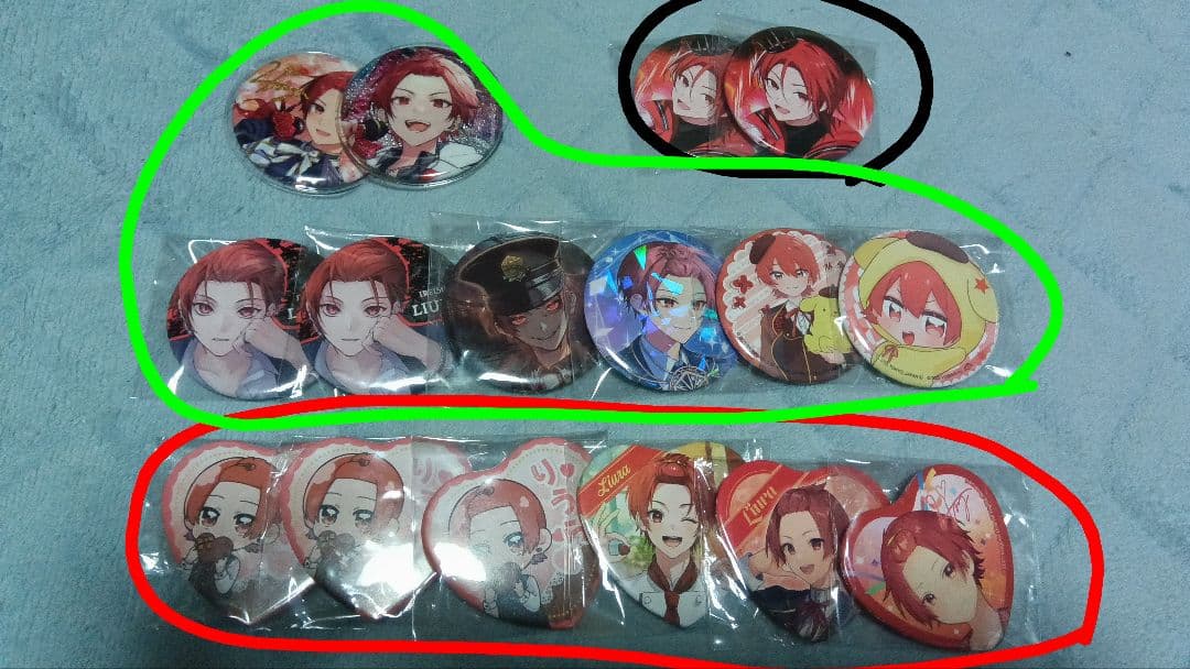 いれいす りうら 缶バッジまとめ売り - メルカリ