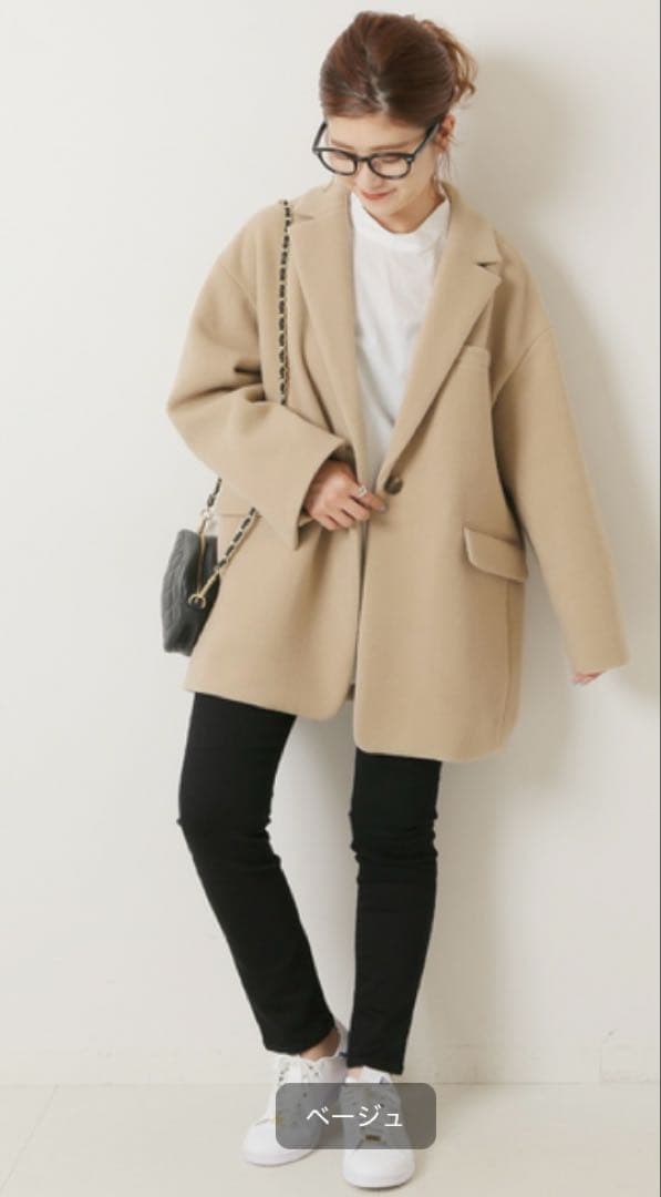 Spick & Span W/Nyモッサジャケットライクコート 38 Spick & Span / W/Nyモッサジャケットライクコート【 38 】 - メルカリ