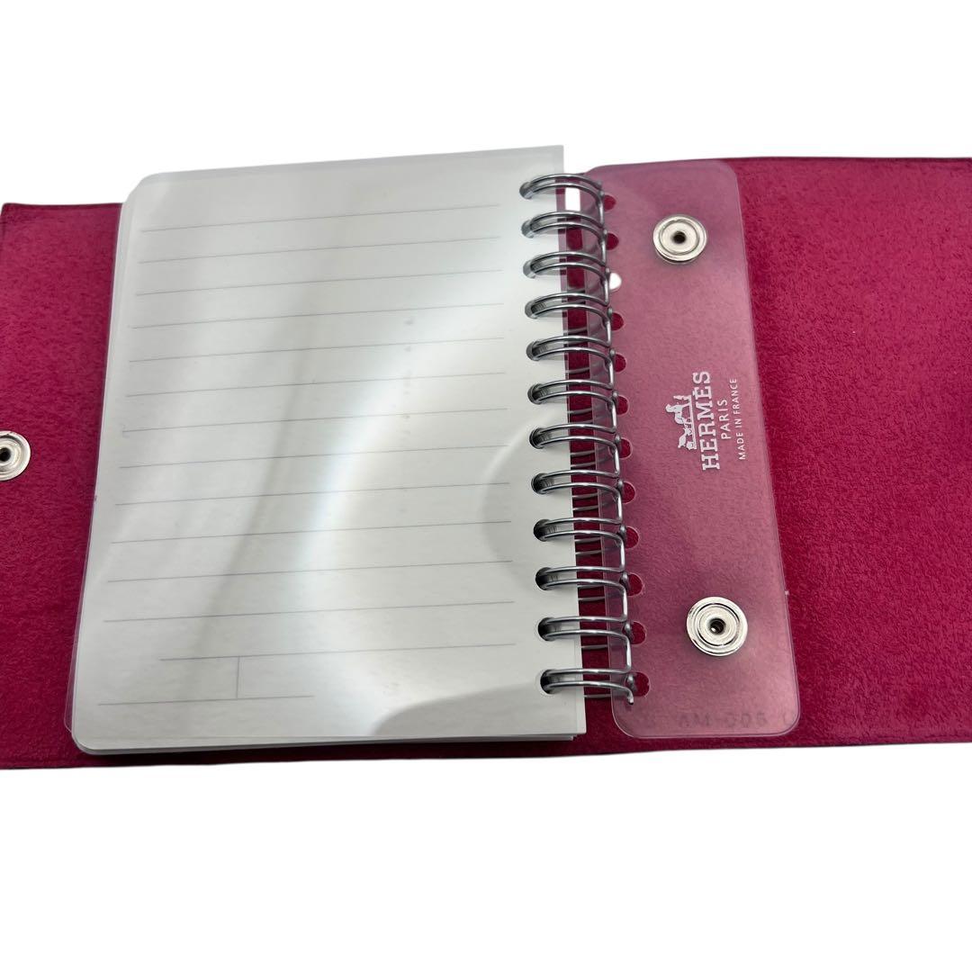 美品✨エルメス ユリス ノートブックカバー トゴレザー ミニ ピンク