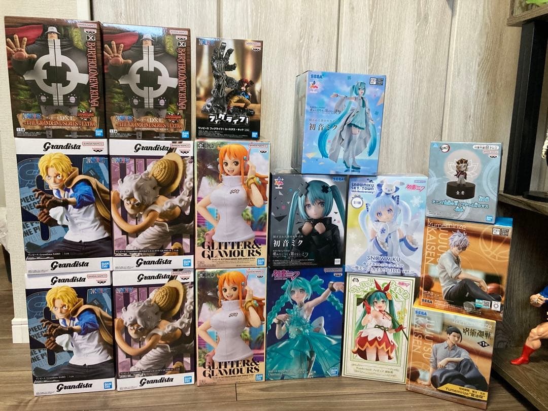 最新プライズフィギュア含むまとめ売り初音ミクワンピース呪術廻戦鬼滅の刃