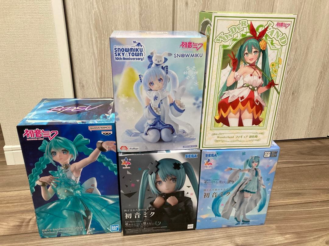 最新プライズフィギュア含むまとめ売り初音ミクワンピース呪術廻戦鬼滅の刃