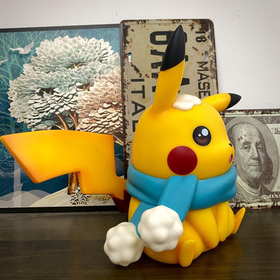 ピカチュウ フィギュア 青いスカーフ約23cm