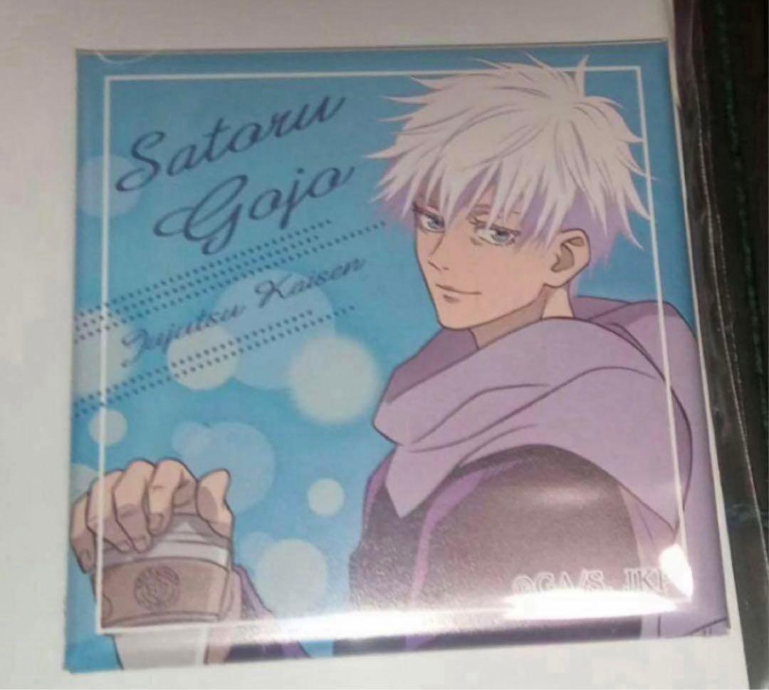 10点セット 呪術廻戦 スクエア缶バッジ 缶バッジ 五条悟 五条 呪術廻戦 懐玉・玉折 スクエア缶バッジ2個セット OP 五条悟・夏油傑