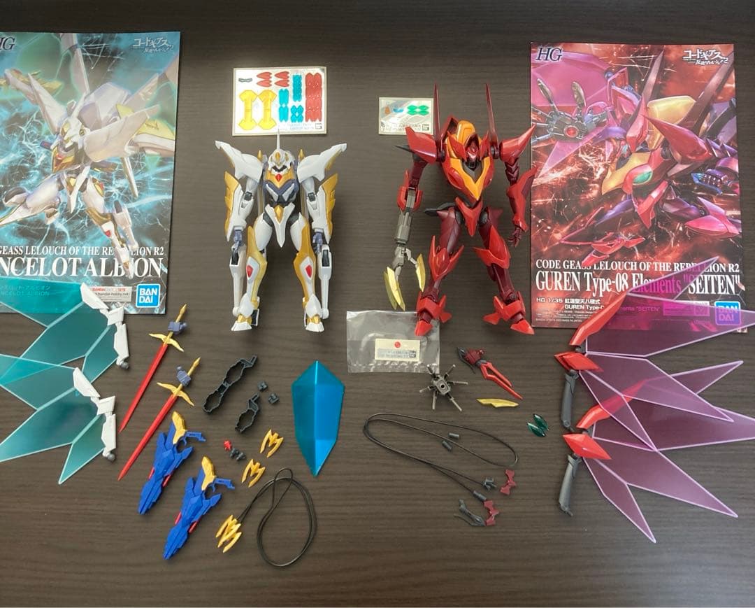 コードギアス HG ランスロット・アルビオン 紅蓮聖天八極式 セット