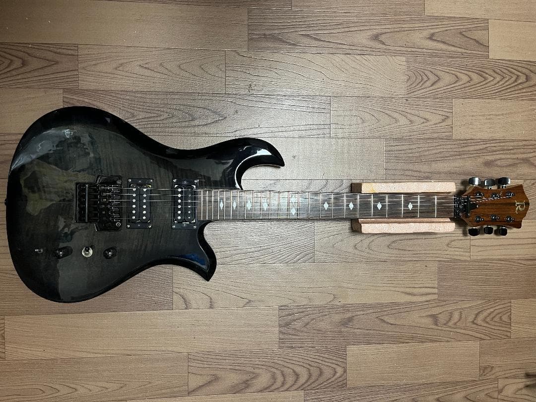 B.C.Rich Eagle シースルーブラック 虎目　Floyd Rose