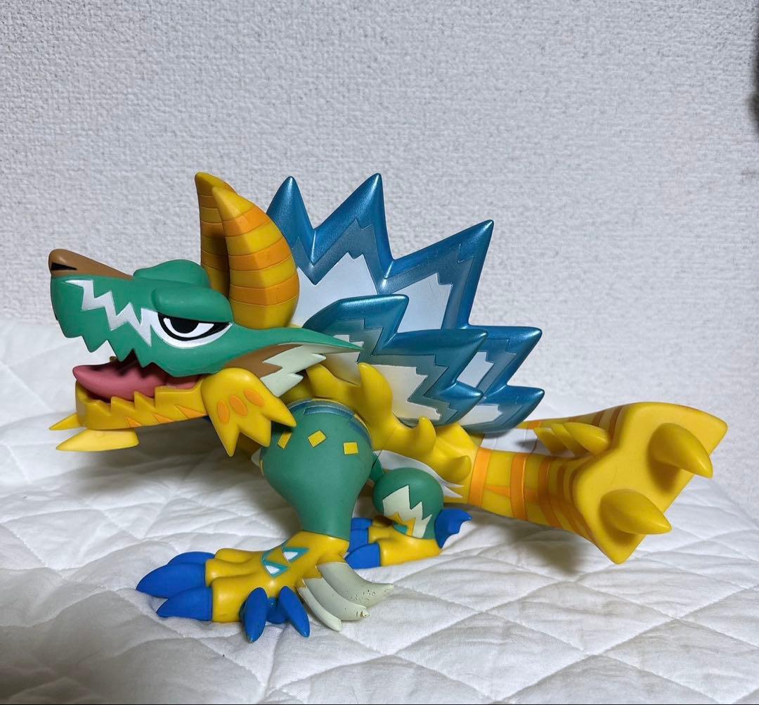 一番くじ　モンハン日記　アイルー村　ダブルチャンス賞　ジンオウガソフビフィギュア