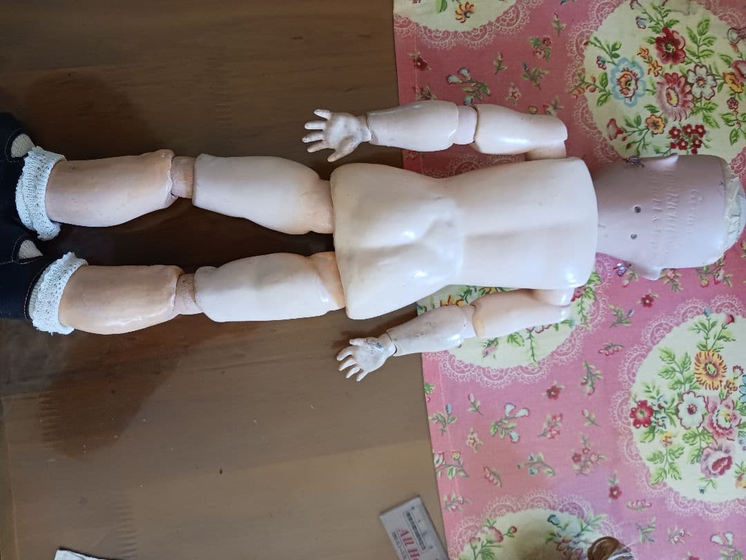 アンティークビスクドール ヘインリッチ(ドイツ) 保証書(星ビル