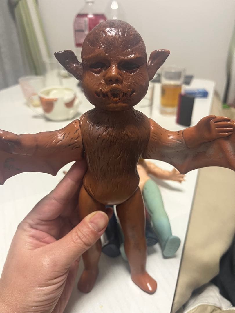 怪獣フィギュア 3体セット　さそり男　コウモリ男