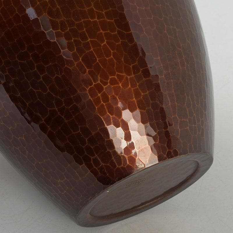 茶道具 伊藤久芳堂 銅蟲花瓶 花器 共箱 N 9404