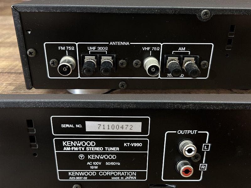 現状渡し 定価59, ケンウッド KT-V990 ステレオ チューナー