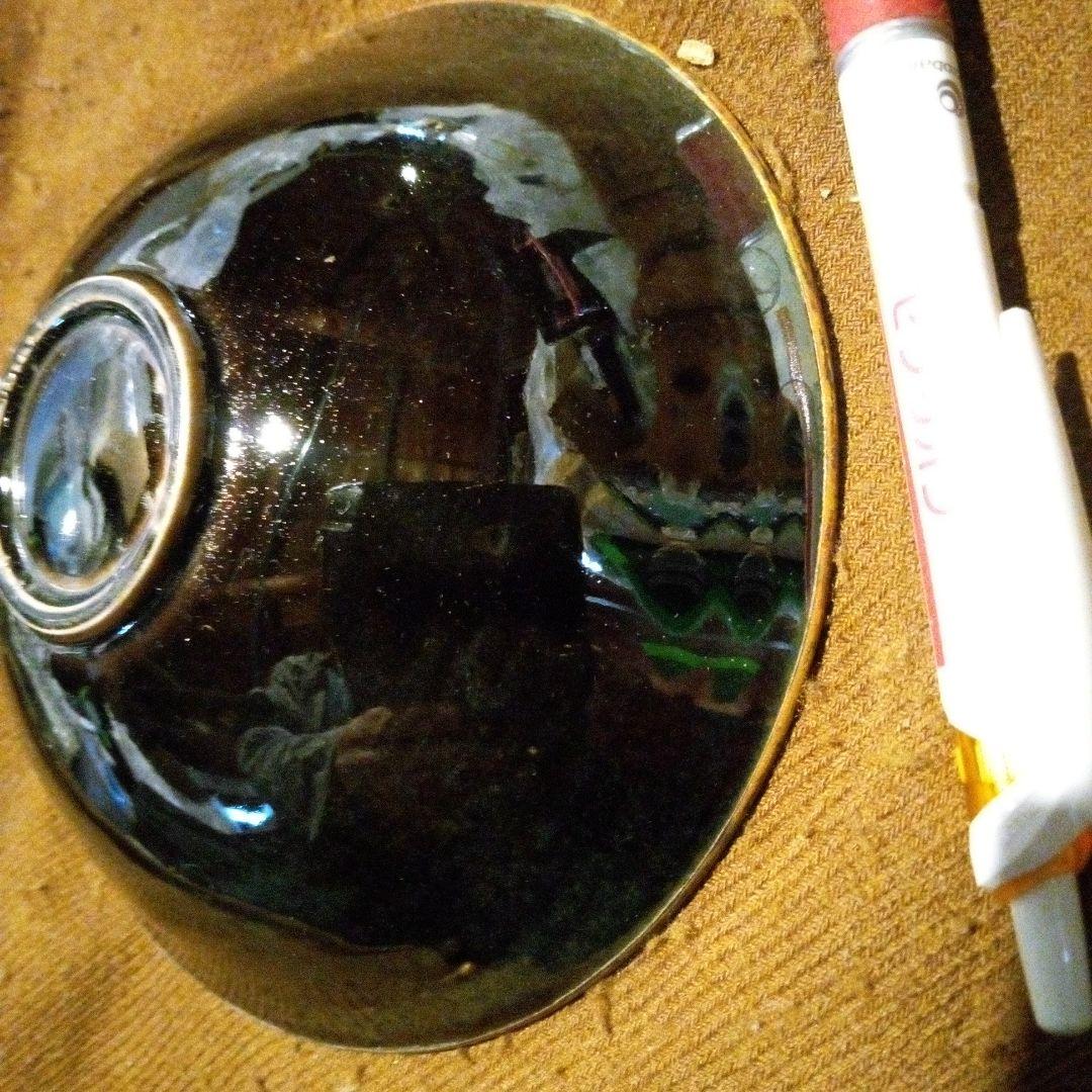 とし様専用 中国陶磁器 磁州窯碗 黒い花柄の陶器