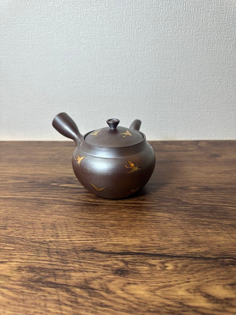 萬古焼 伊藤美月作 金鶴急須 - メルカリ