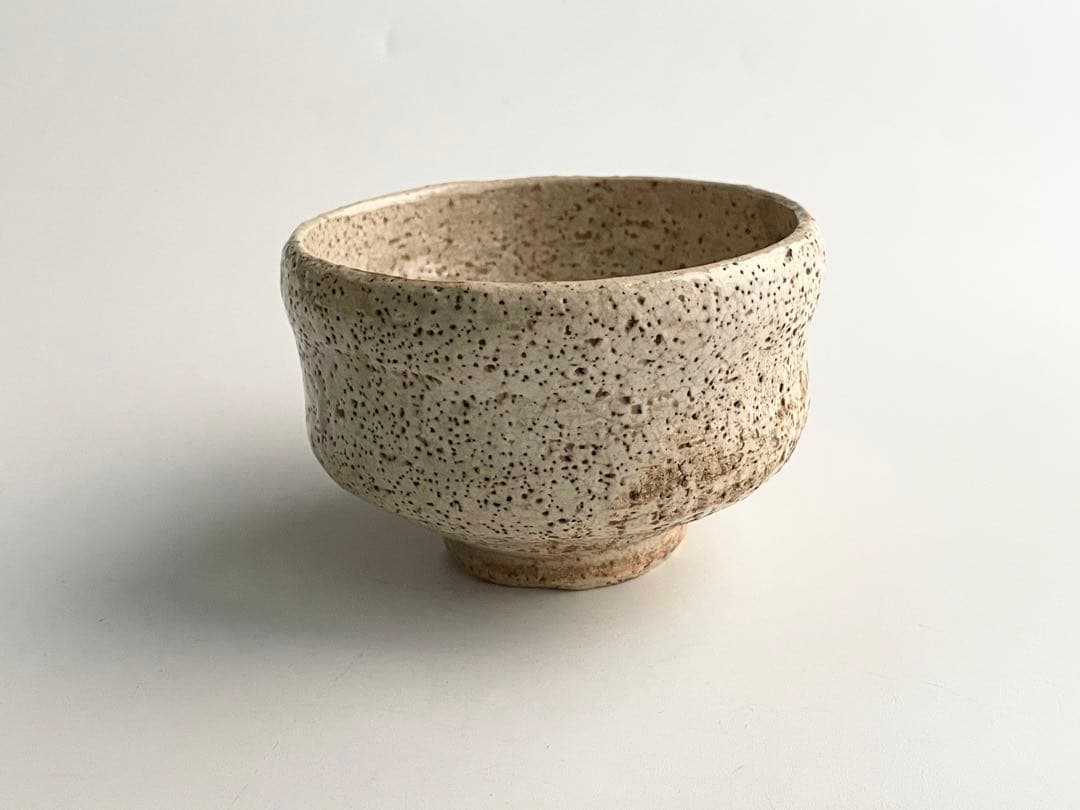 陶芸家 十三代坂田泥華 萩茶碗 萩焼 共箱 抹茶碗