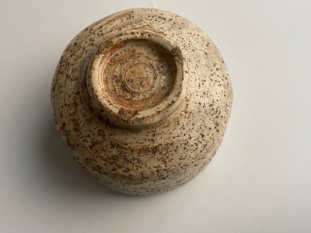 陶芸家 十三代坂田泥華 萩茶碗 萩焼 共箱 抹茶碗