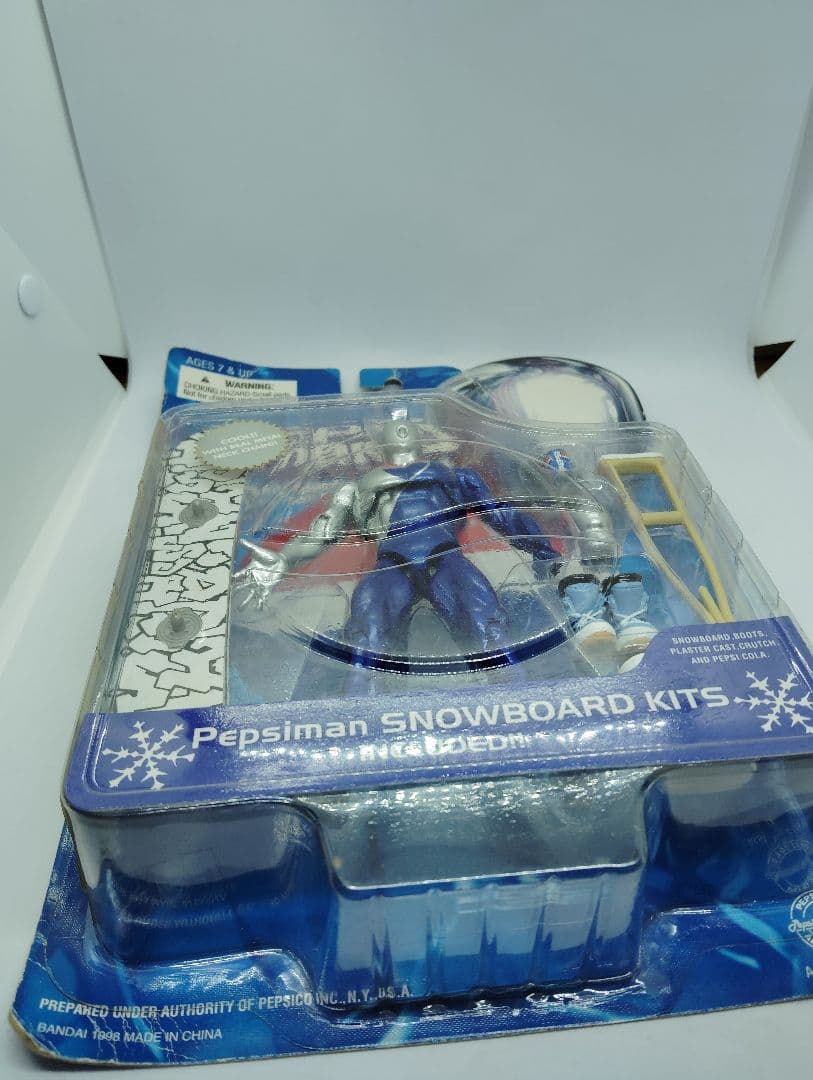 未開封 ペプシマン ウルトラフリーポーズフィギュア(スノーボード・ブルー)