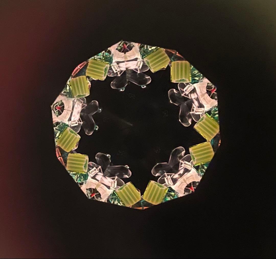 万華鏡】ステンドグラス/オイル 池田憲昭作 希少品 袋付き