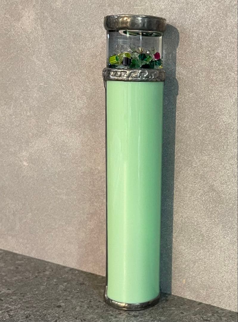 万華鏡】ステンドグラス/オイル 池田憲昭作 希少品 袋付き