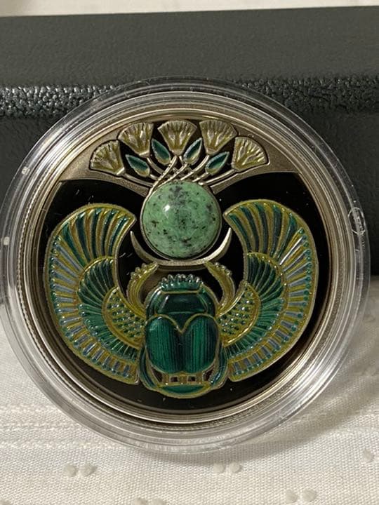 toru　2020　ニウエ　スカラベ　ジャスパー（碧玉）500個限定　銀貨 toru 2020 ニウエ スカラベ ジャスパー（碧玉）500個限定 銀貨 toru