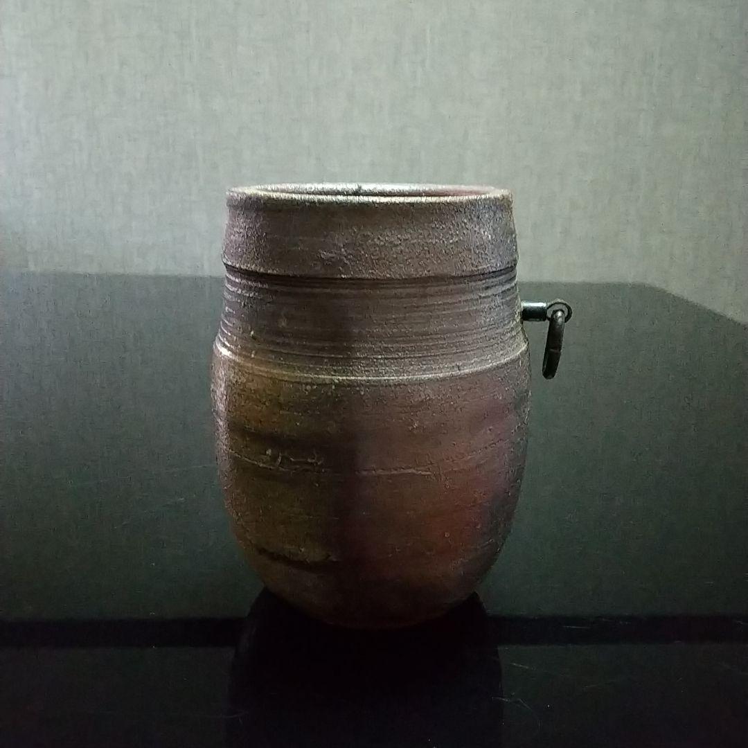 【備前焼 掛け花入】人間国宝 藤原 雄 ( 税込・送料無料！)